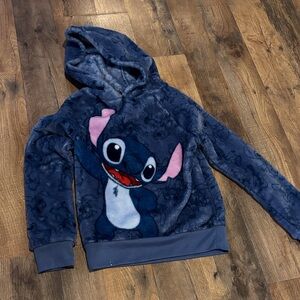 STITCH Blue Character Hoodie